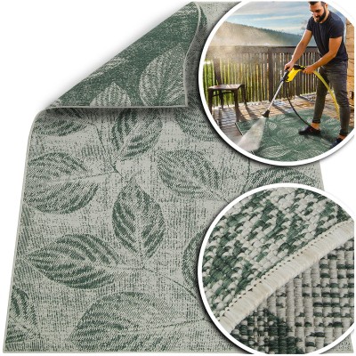 DYWAN ZEWNĘTRZNY NA TARAS DYWAN NA BALKON DYWAN DO KUCHNI - Lana (205657 10520 Green), 160x230 cm