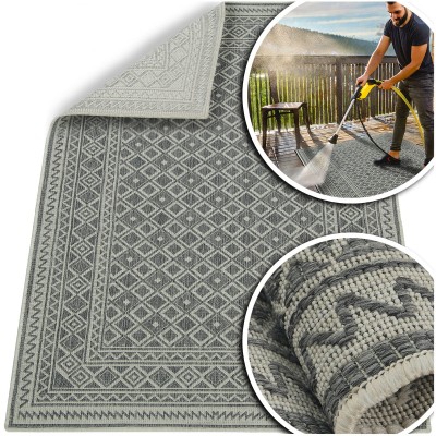 DYWAN ZEWNĘTRZNY NA TARAS DYWAN NA BALKON DYWAN DO KUCHNI - Lana (205741 10030 Natural), 140x200 cm