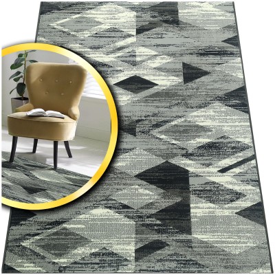 Venezia Venezia SZARY DYWAN DO SALONU VENEZIA - GRAFITOWY DYWAN DO PRZEDPOKOJU (704386 89911), 100x300 cm