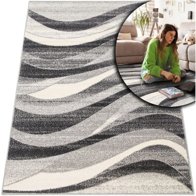 BRĄZOWY DYWAN DO SALONU ROMANTIC BEŻOWY DYWANIK DO SYPIALNI LOFT  (17991-18411), 140x200 cm