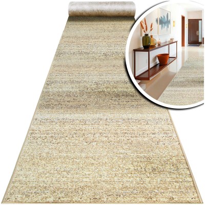 BEŻOWY CHODNIK na wymiar do przedpokoju CHODNIKI Z METRA OBSZYTY (Adventure 17354-18455),  200cm