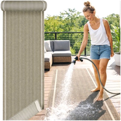 CHODNIK ZEWNĘTRZNY na wymiar CHODNIKI Z METRA NA TARAS NA BALKON CHODNICZEK DO KUCHNI (Lana 205648 10610),  80cm