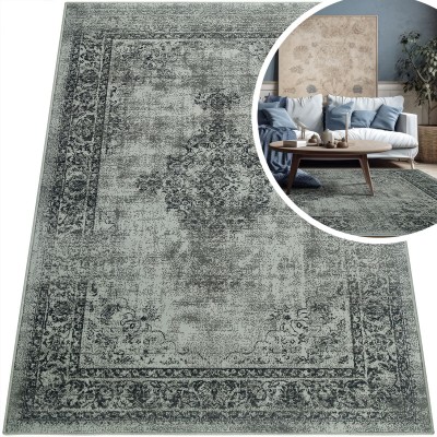 SZARY DYWAN DO SALONU VENEZIA - KLASYCZNY DYWAN DO PRZEDPOKOJU (713800 89944), 120x170 cm